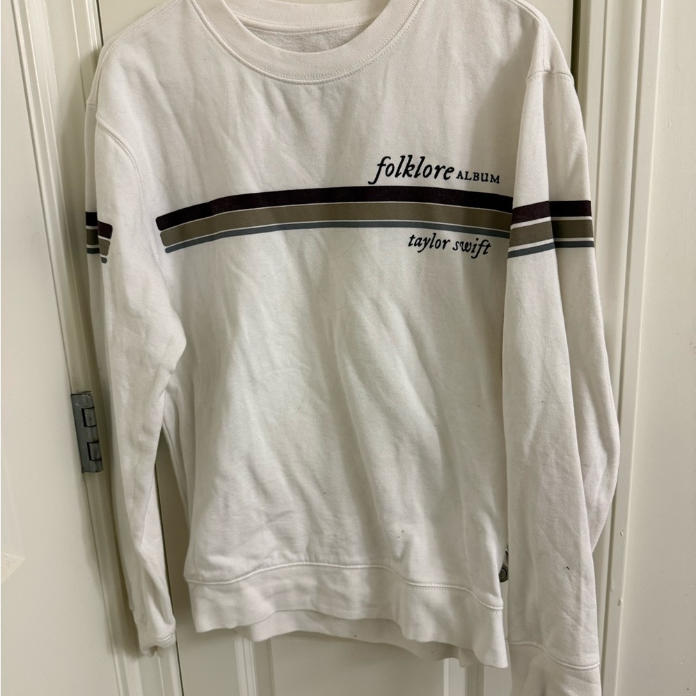 Taylor Swift Cream Sweatshirt